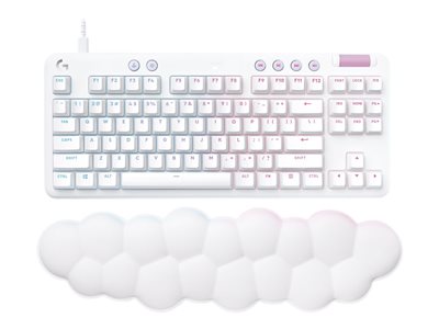 Logitech G G713 - Tastatur - uten nummertastatur - bakgrunnsbelyst - USB - QWERTY - Nordisk (dansk/finsk/norsk/svensk) - tastsvitsj: Tactile - hvit for bedrift | Atea eShop