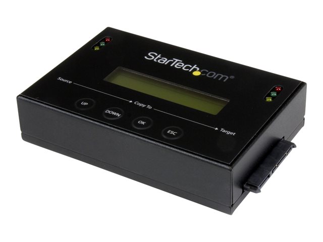 Image of StarTech.com 11 Standalone Hard Drive Duplicator with Disk Image Library Manager For Backup & Restore, Store Several Images on one 2.53.5 SATA Drive, HDDSSD Cloner, No PC Required - TAA Compliant - hard drive duplicator