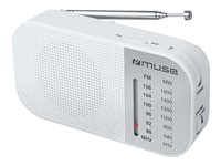 MUSE M-025 RW Privat radio Hvid
