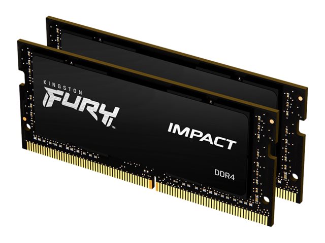 DDR4 SO-DIMM 32GB 2666-15 Impact 1Gx8 kit of 2 Kingston Fury
