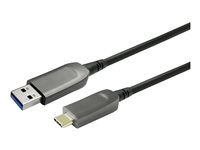 VivoLink USB 3.2 Gen 1 USB Type-C kabel 20m Sort 