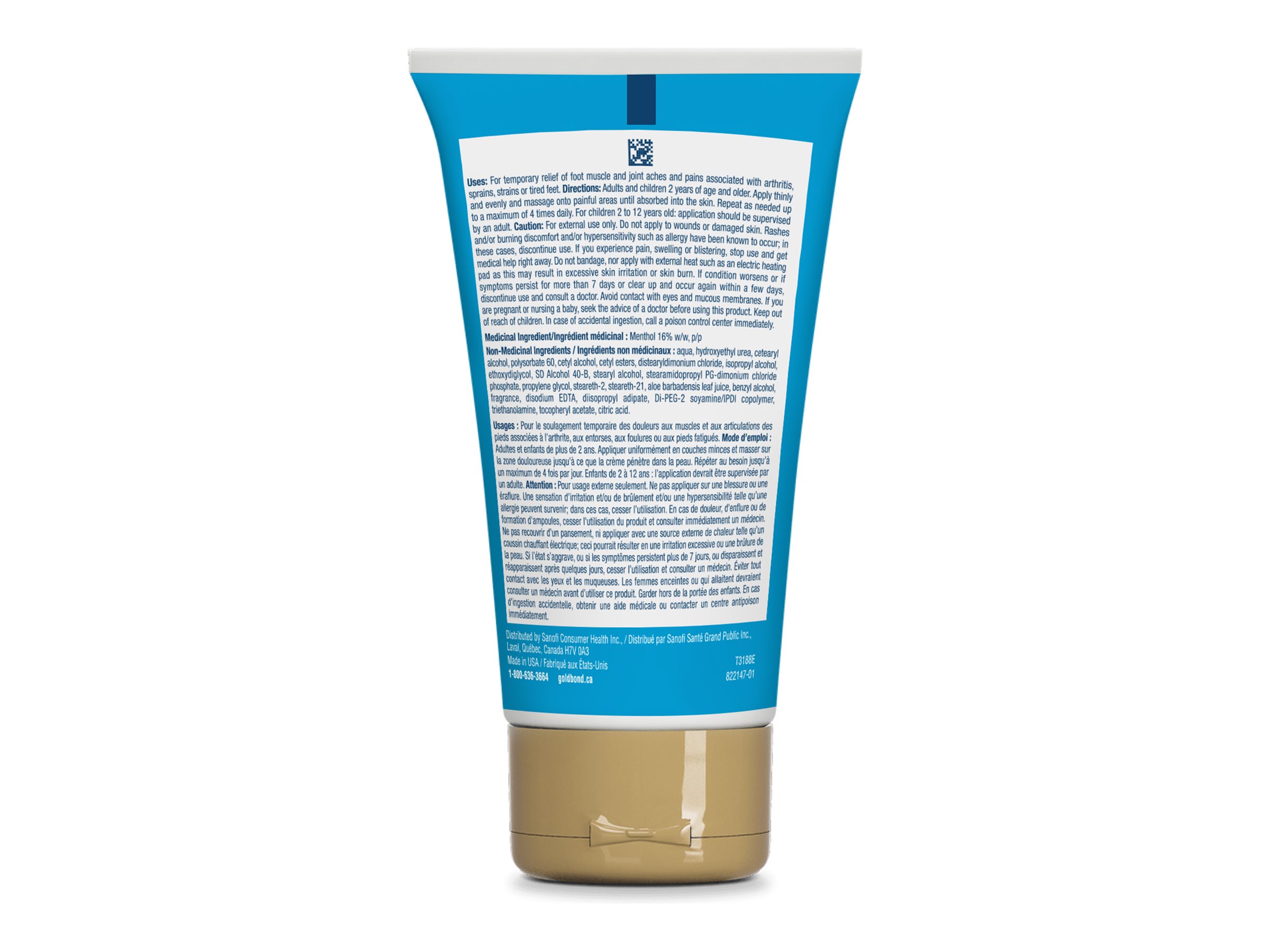 Gold Bond Medicated Pain Relieving Foot Cream 113g