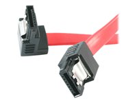 StarTech.com 12in Latching SATA to Right Angle SATA Serial ATA Cable (LSATA12RA1) - SATA cable - 30 cm