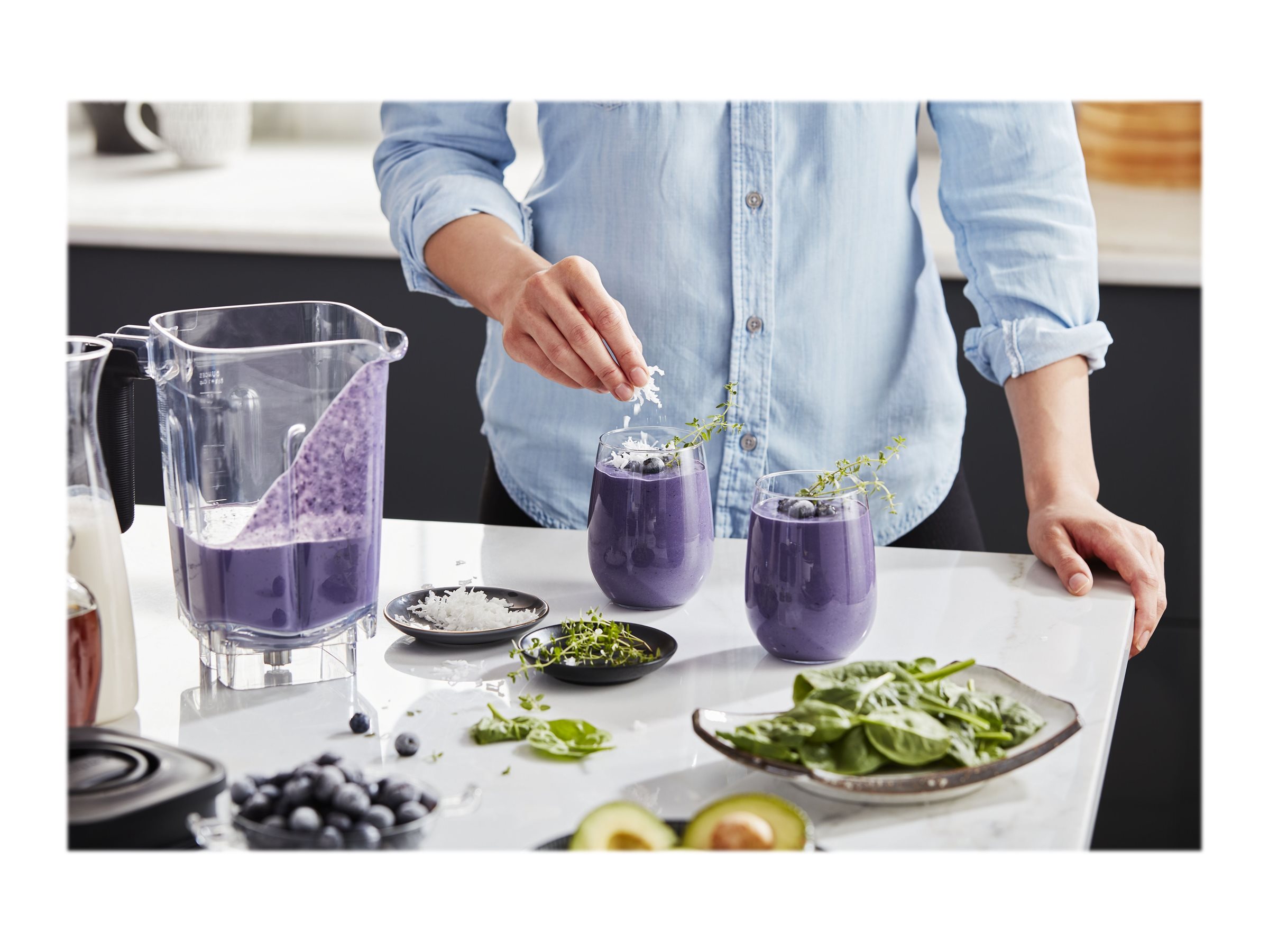 KitchenAid K400 Blender Contour Silver KSB4027CU