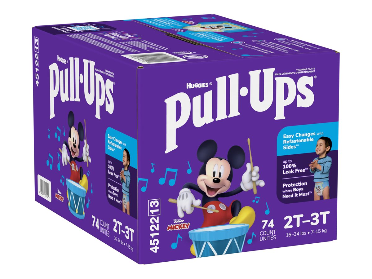 Huggies Pull-Ups Trainers Night Boys Nappy Pants, Size 5-6+ (2-4 Yrs)