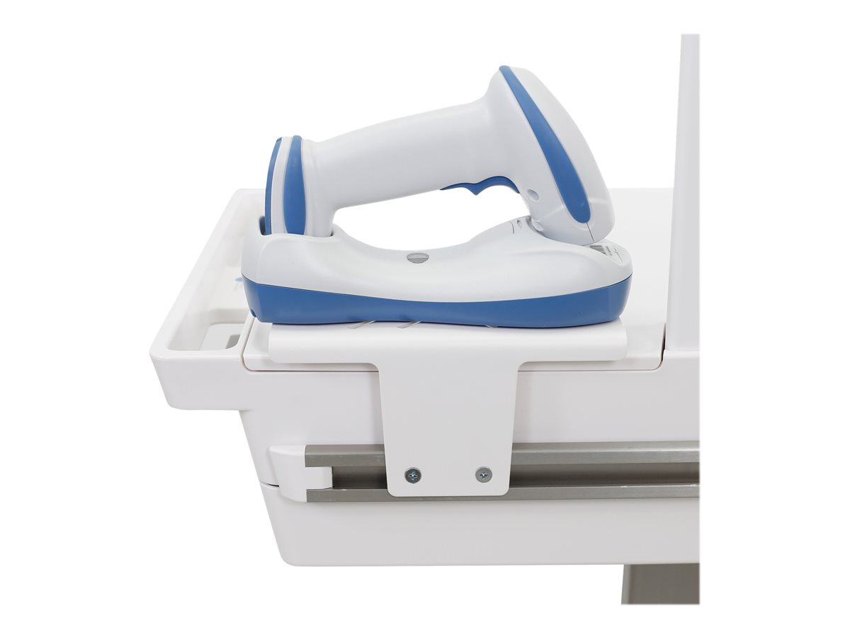 Ergotron T-Slot Scanner and Printer Holder upevňovací komponent - pro skener / tiskárna čárových kódů - bílá – foto 2