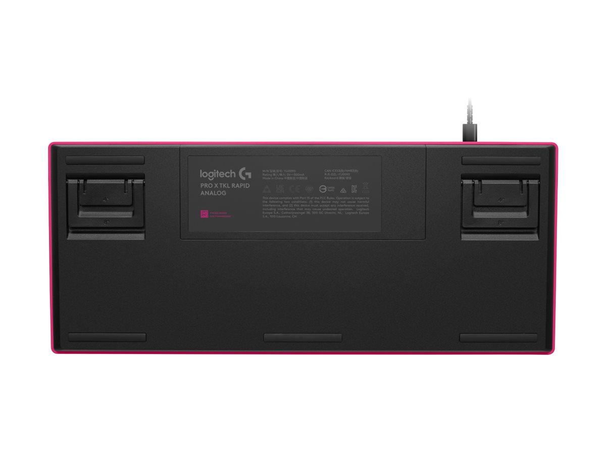 Logitech G PRO X TKL keyboard QWERTY English pink Input Product shot Left-angle 79750