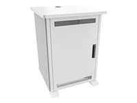 Middle Atlantic Forum cart - designer white, silver grey - TAA Compliant