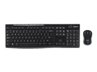 Logitech MK270 Wireless Combo - keyboard and mouse set - English