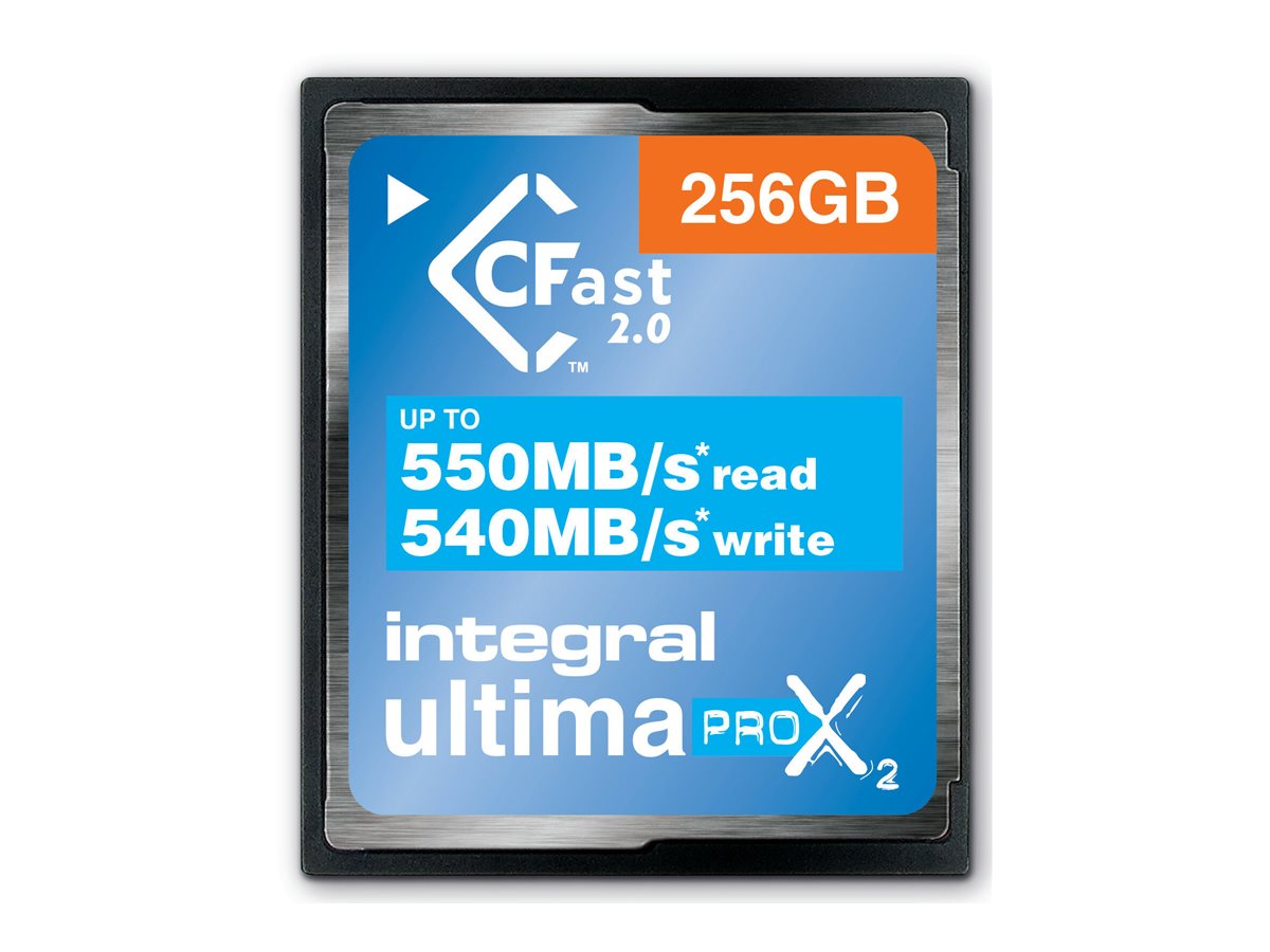 Integral Ultimapro X2 Flash Memory Card 256 Gb Cfast 20 Integral Ultimapro X2 Flash Memory Card 256 Gb Cfast 20