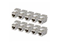 Startech - Jack avec fonction de correction keystone - shielded, 180°, toolless - CAT 6a 