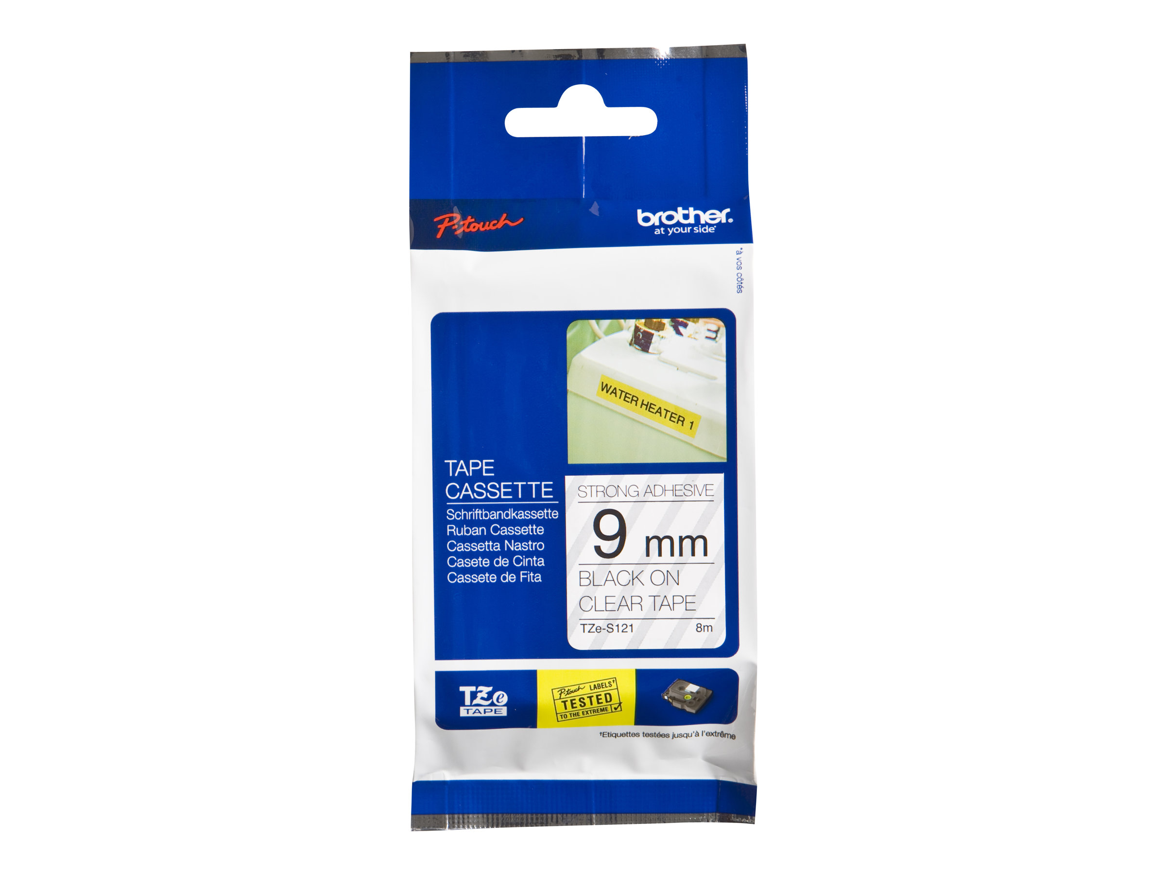 Brother TZe-S121 - Extra strength adhesive