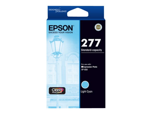 Epson 277 light cyan original ink Package view Front 79375