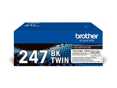 TN247BK TWIN - 2-pack - High Yield - black - origi