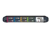 Belkin SOHO KVM Switch DVI & USB - KVM / audio / USB switch - 4 x KVM / audio / USB - 1 local user - desktop