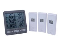 TFA Klima-Monitor Termo-hygrometer Trådløs Indendørs Udendørs Grå