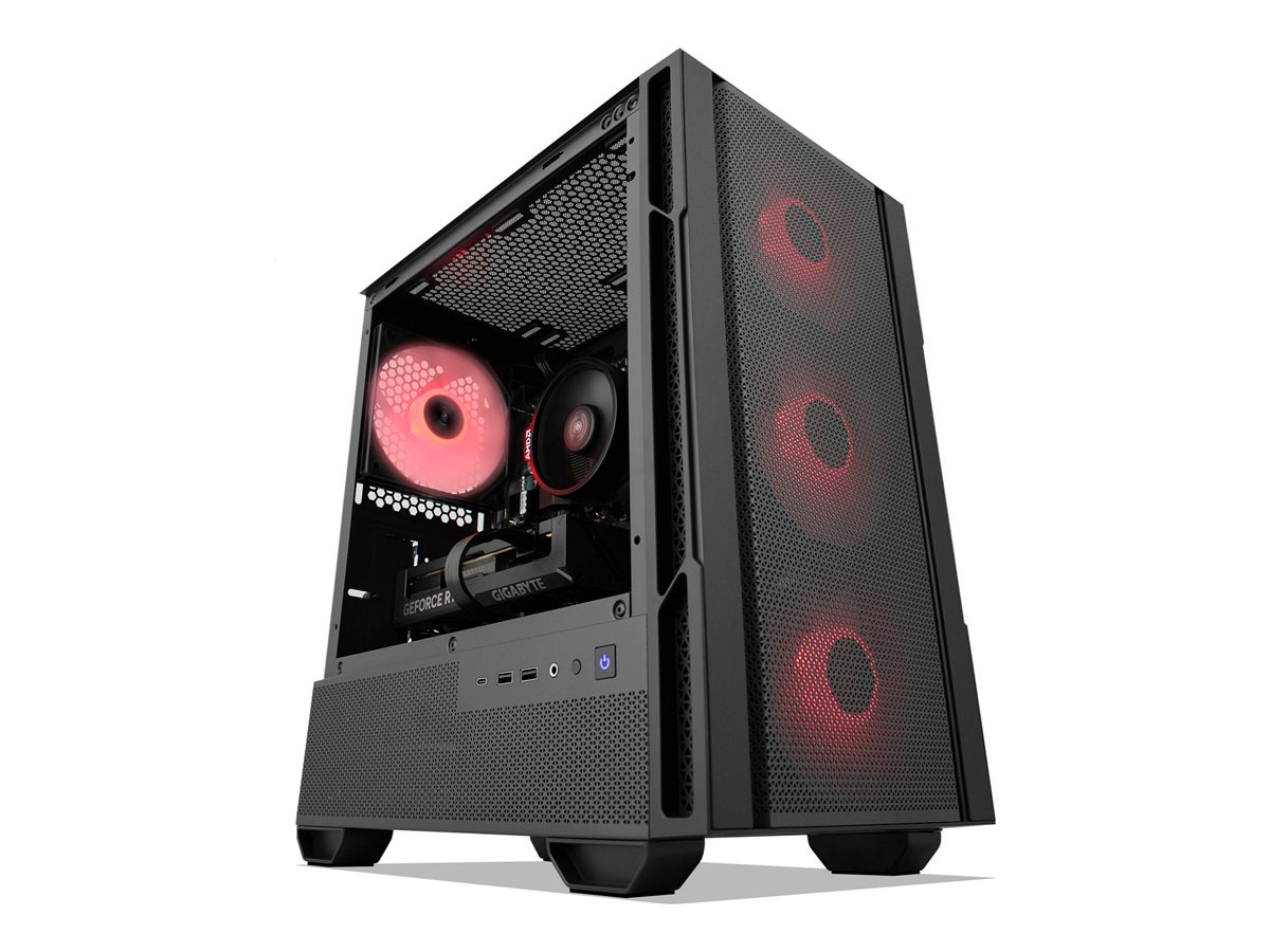 RTX 5050 Gaming PC AMD Ryzen 5 5600 6 Cores / 12 Threads, 16GB RAM, 500GB NVMe SSD, NVIDIA GeForce RTX5050 8GB Graphics, WiFi + Bluetooth, Windows 11 Home