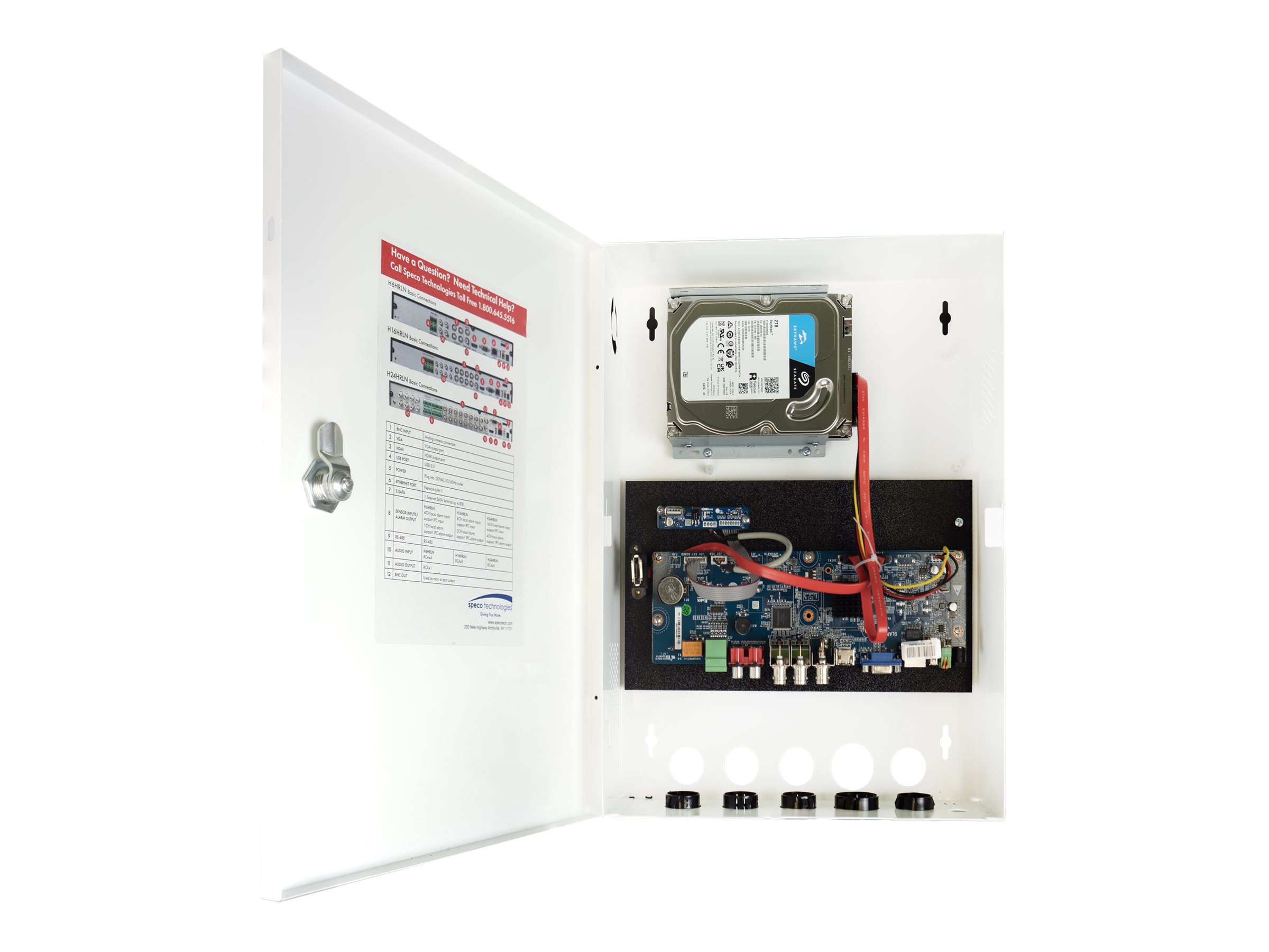 16 CH. WALL MOUNT HYBRID RECORDER