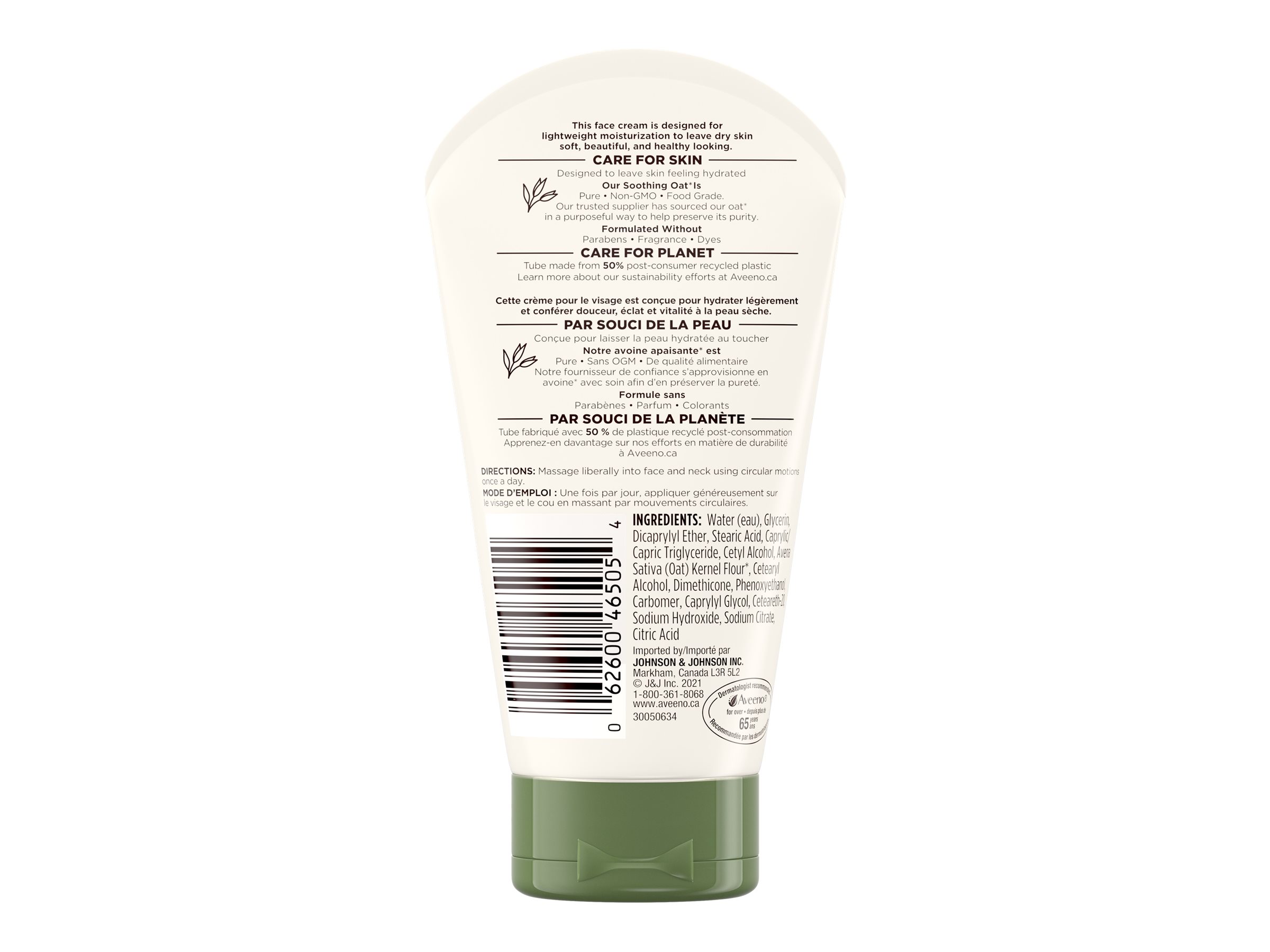 Aveeno Daily Moisturizing Face Cream - 141g