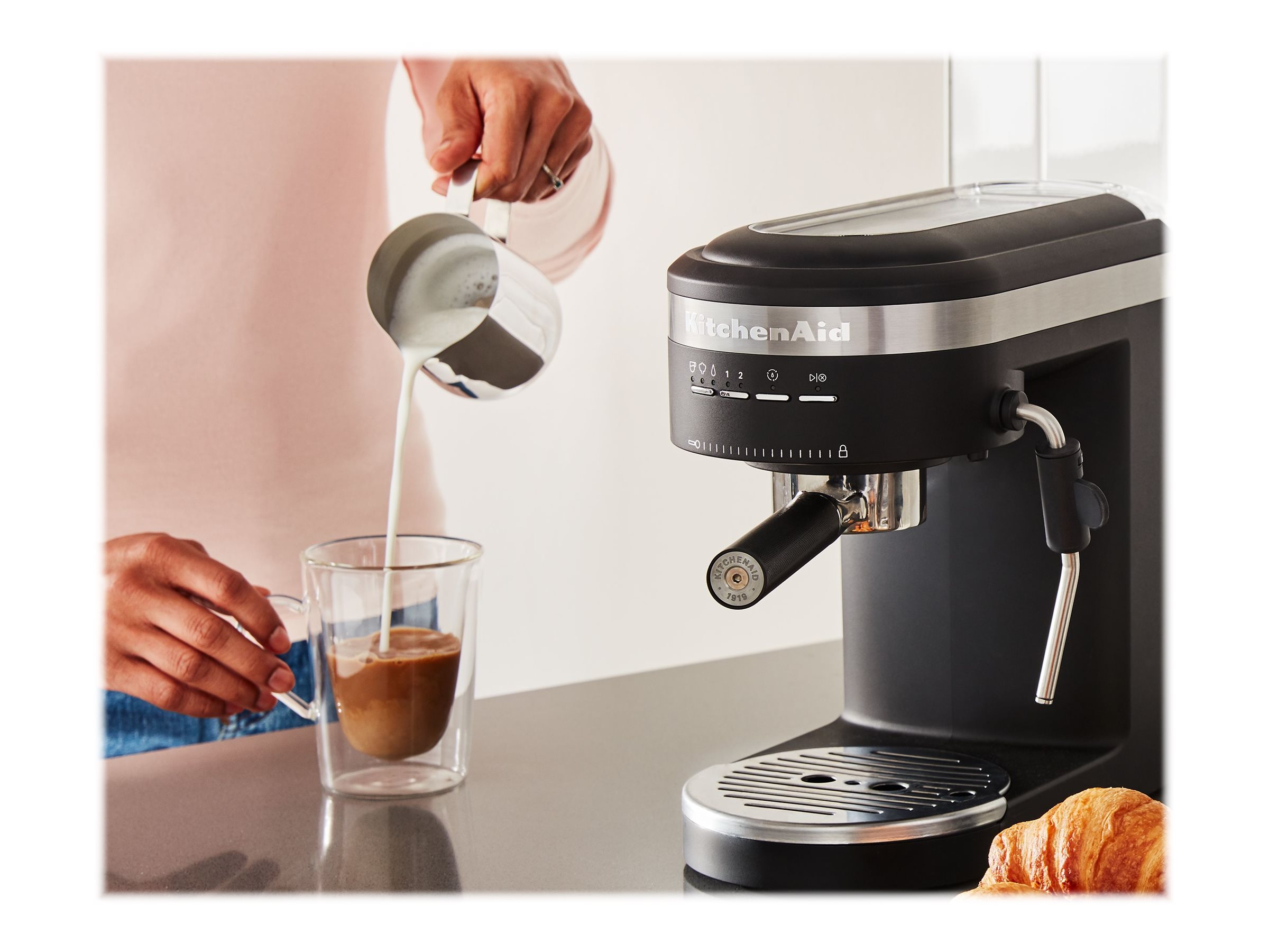 KitchenAid Semi-Auto Espresso Machine - KES6403BM