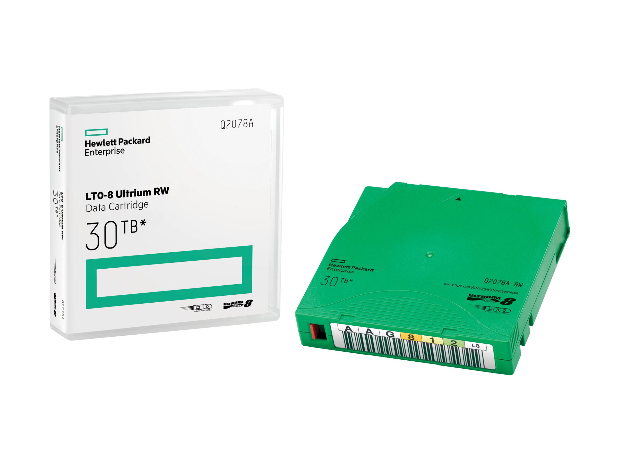 HPE Ultrium RW Custom Labeled with Case Data Cartridge