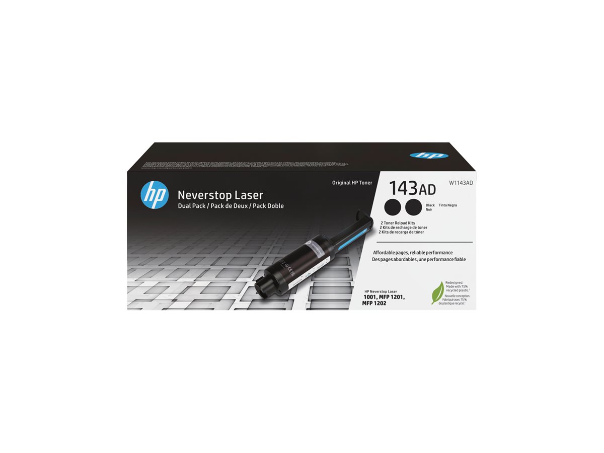 HP 143AD Neverstop Toner Reload Kit 2-Pa