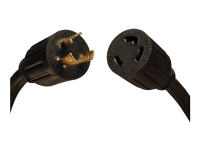 Tripp Lite 8ft Power Cord Extension Cable L6-30P to L6-30R Heavy Duty 30A 10AWG 8'
