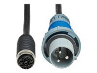 Eaton - Câble d'alimentation - IEC 60309 332P6W (M) pour Souriau UTG (F) - CA 200-240 V 