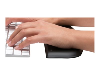 Kensington Handgelenkauflage ErgoSoft für flache Tastatur sw