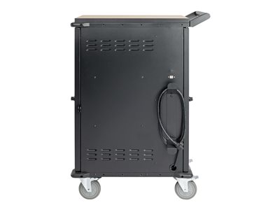 Tripp Lite AC Charging Cart Storage Station 27Port Chromebook Laptop Tablet