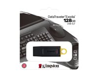 KINGSTON 128Go USB3.2 Gen1 DT Bk+Yellow