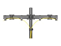 NEOMOUNTS Flat Desk Mount 2 screens Blk