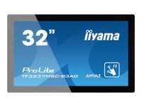 iiyama ProLite TF3237MSC-B3AG - 32" Diagonal Class (31.5" viewable) LED-backlit LCD display - digital signage - with touchscreen 1920 x 1080 - edge-lit - black