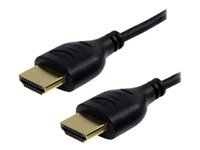 StarTech.com Câble slim - HDMI vers HDMI avec Ethernet - Ultra HD 4k x 2k - 7,6 m (HDMIMM3HSS)