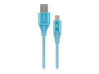 Cablexpert Premium USB 2.0 USB-kabel 1m Blå Hvid