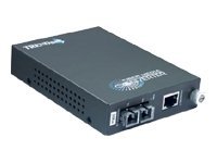 TRENDnet TFC-1000S20 Fiber media converter GigE 1000Base-LX, 1000Base-T 
