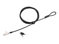 Kensington Slim N17 2.0 Keyed Laptop Lock for Wedge-Shaped Slots - security cable lock