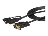 StarTech.com HDMI to VGA Cable - 10 ft / 3m - 1080p - 1920 x 1200 - Active HDMI Cable - Monitor Cable - Computer Cable (HD2VGAMM10) Video transformer