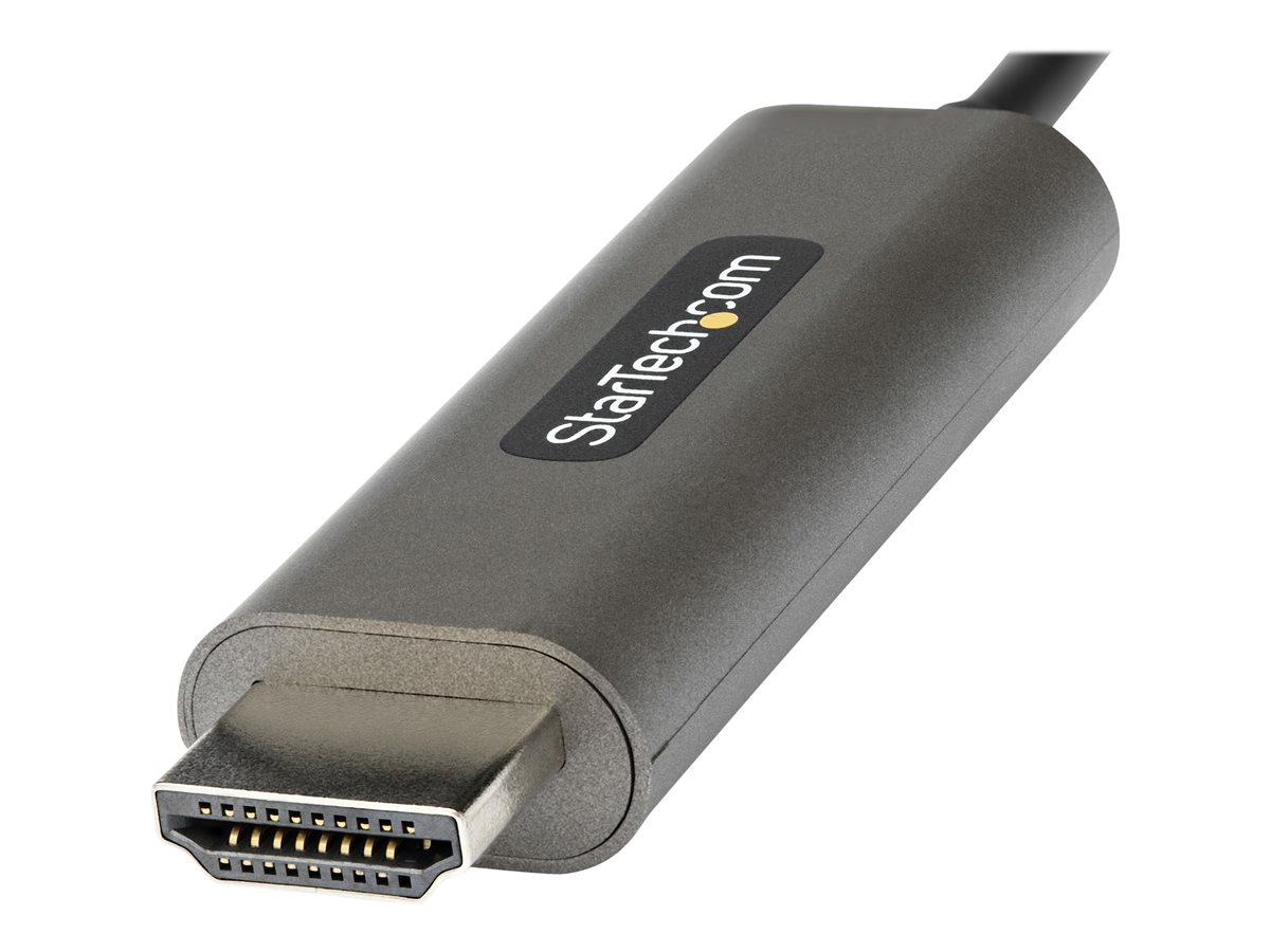 StarTech.com 6ft (2m) USB C to HDMI Cable 4K 60Hz with HDR10, Ultra HD USB Type-C to 4K HDMI 2.0b Video Adapter Cable, USB-C to HDMI HDR Monitor/Display Converter, DP 1.4 Alt Mode HBR3 - Thunderbolt 3 Compatible (CDP2HDMM2MH) - kabel adaptéru - HDMI / USB - 2 m – foto 3