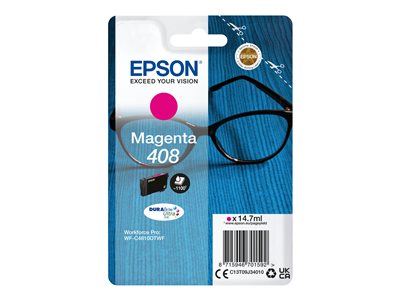 EPSON Singlepack Magenta 408 Ultra Ink - C13T09J34010