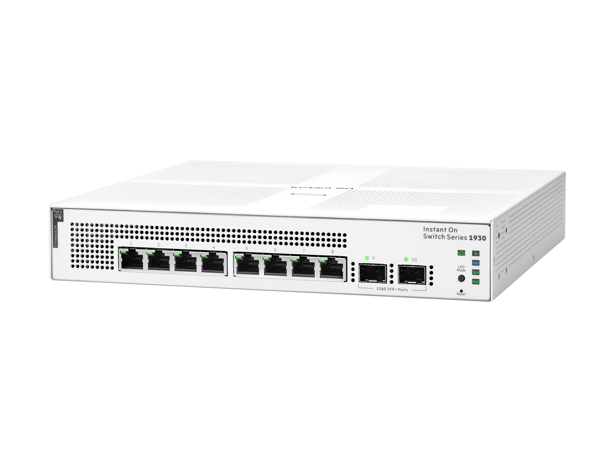 HPE Aruba Instant On 1930 8G Class4 PoE 2SFP 124W Switch