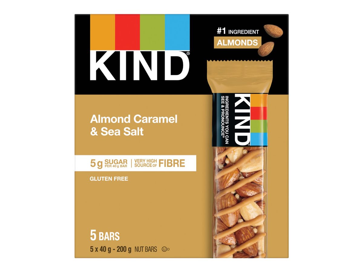 Kind Nut Bars - Almond Caramel & Sea Salt - 5x40g