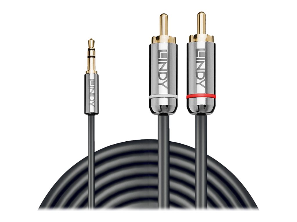 C ble Audio Jack 3.5mm vers RCA, Cromo Line, 10m
