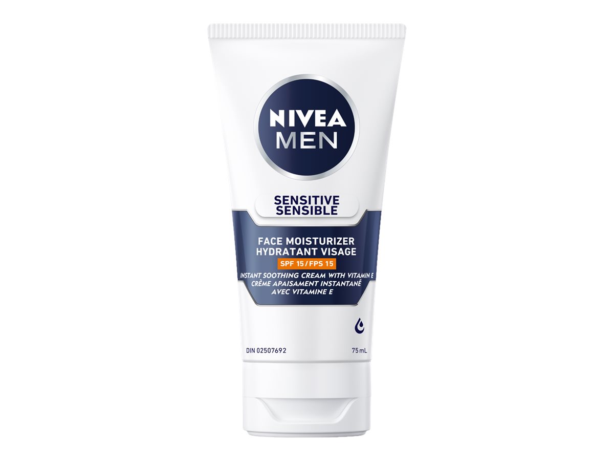 Nivea Men Face Moisturizer with SPF 15 - Sensitive - 75ml