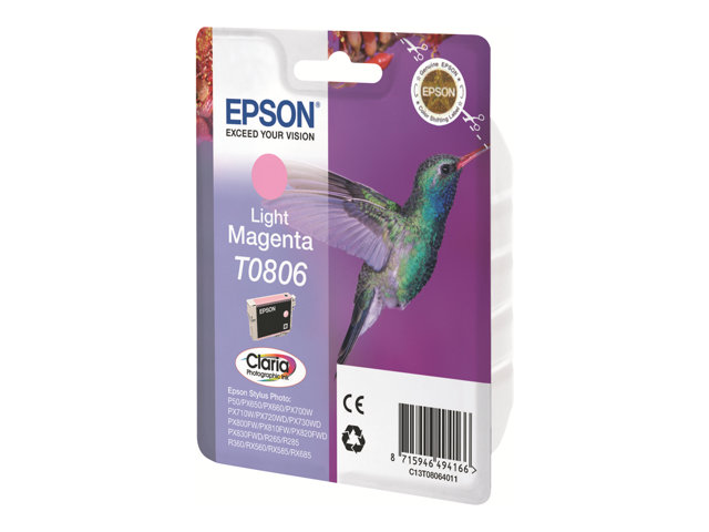 Image of Epson T0806 - light magenta - original - ink cartridge
