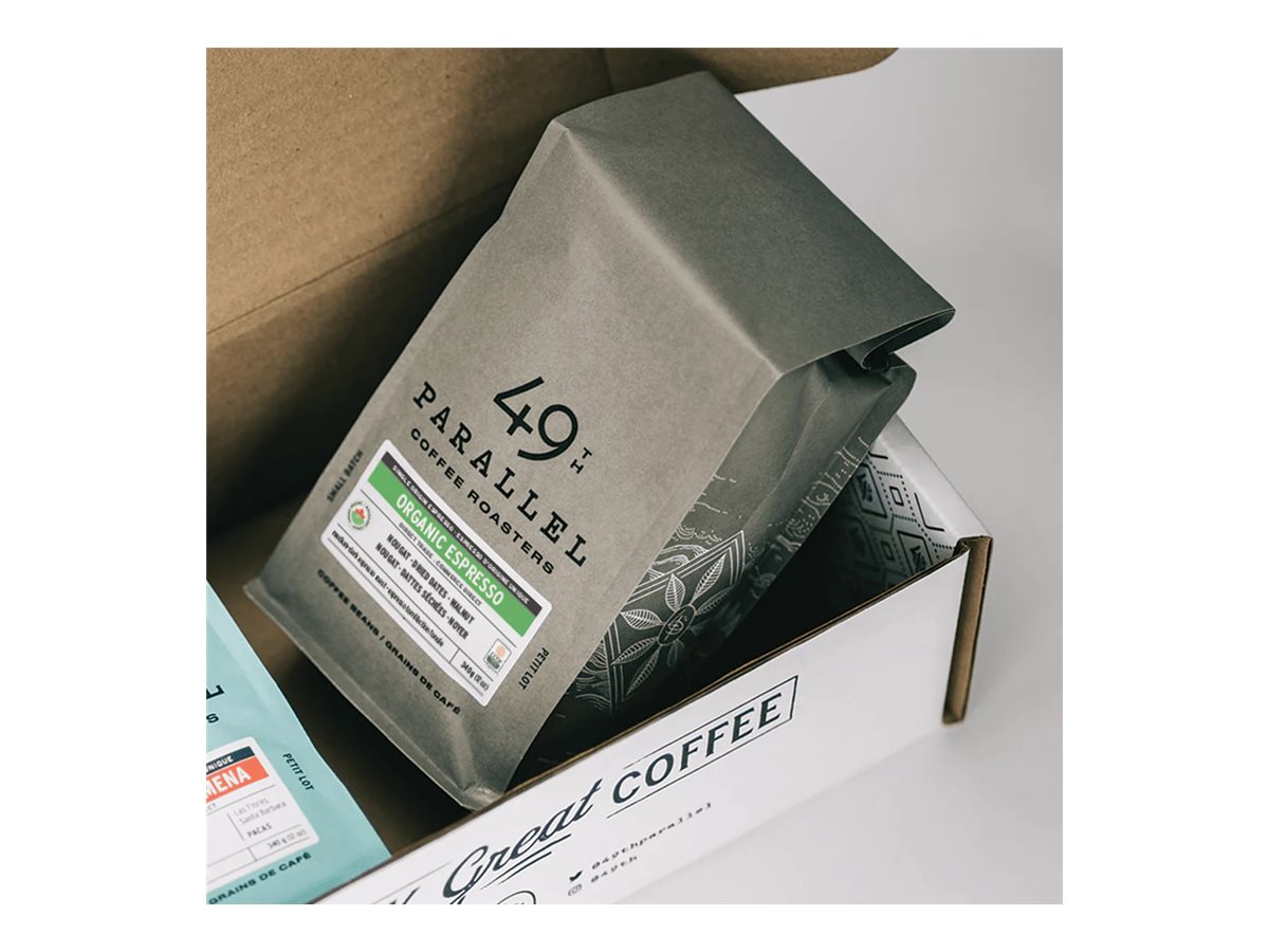 49th Parallel Coffee Roasters Organic Espresso Coffee Beans - 340g