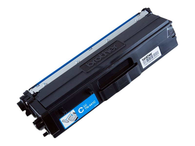 Brother TN441C cyan original toner Product shot Right-angle 79550