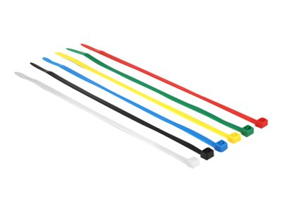 DELOCK Kabelbinder 200mm 100Stk farbig