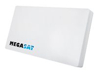 Megasat Profi-Line D4 Antenne Flad Parabolsk Hvid 10.7 - 12.75 GHz 950 - 1950 MHz 1100 - 2150 MHz