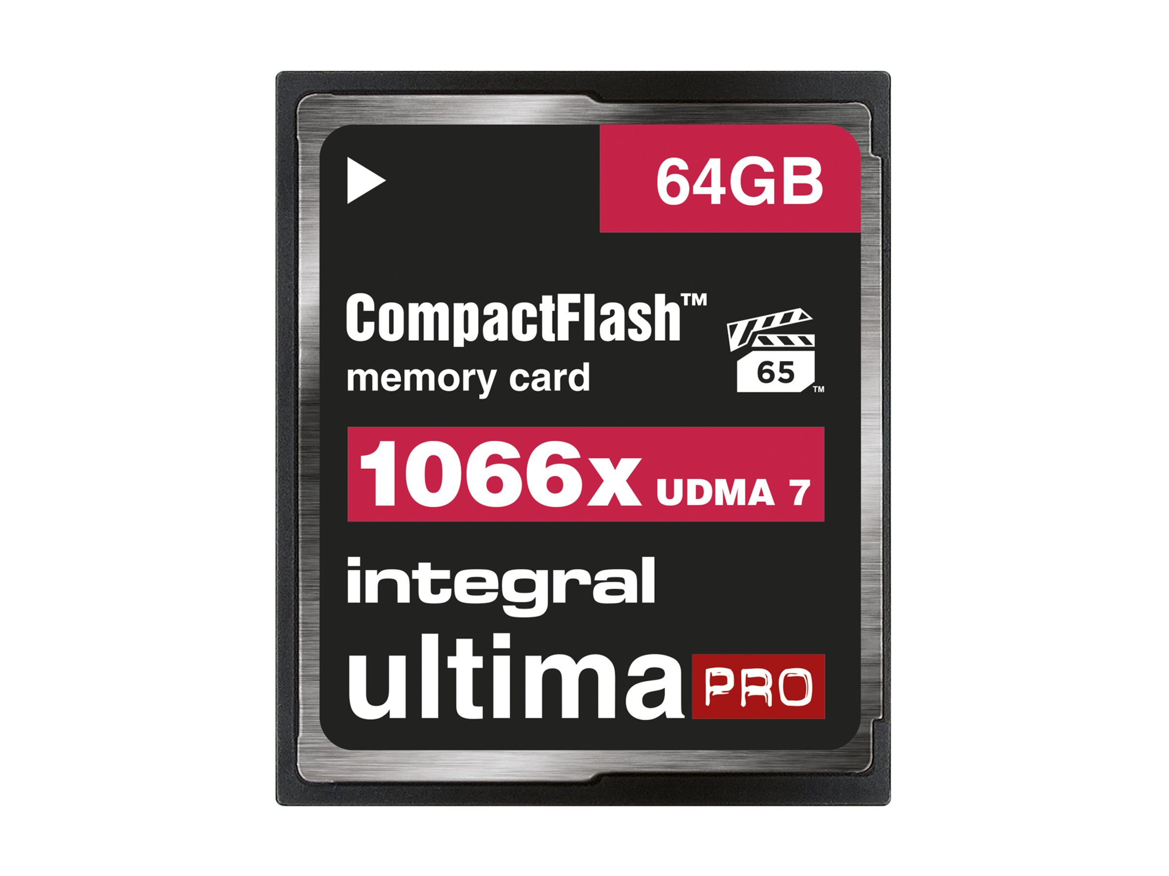 An image of Integral UltimaPro - flash memory card - 64 GB - CompactFlash
